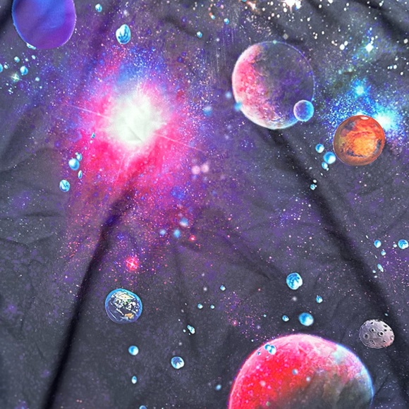 Space Cat Button Down Shirt | Space Kitty - Picture 4 of 4